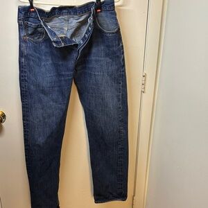 Levi's Men's Straight Indigo Blue Jeans